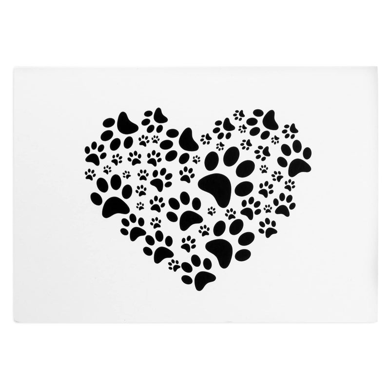 Fundraising For A Cause 12 Paw Print Note Card Stationary - Thank You Cards With Envelopes- Dog, Cat, or Themed Blank Cards - Pet Sympathy Gifts for All Occasions - - Image 4